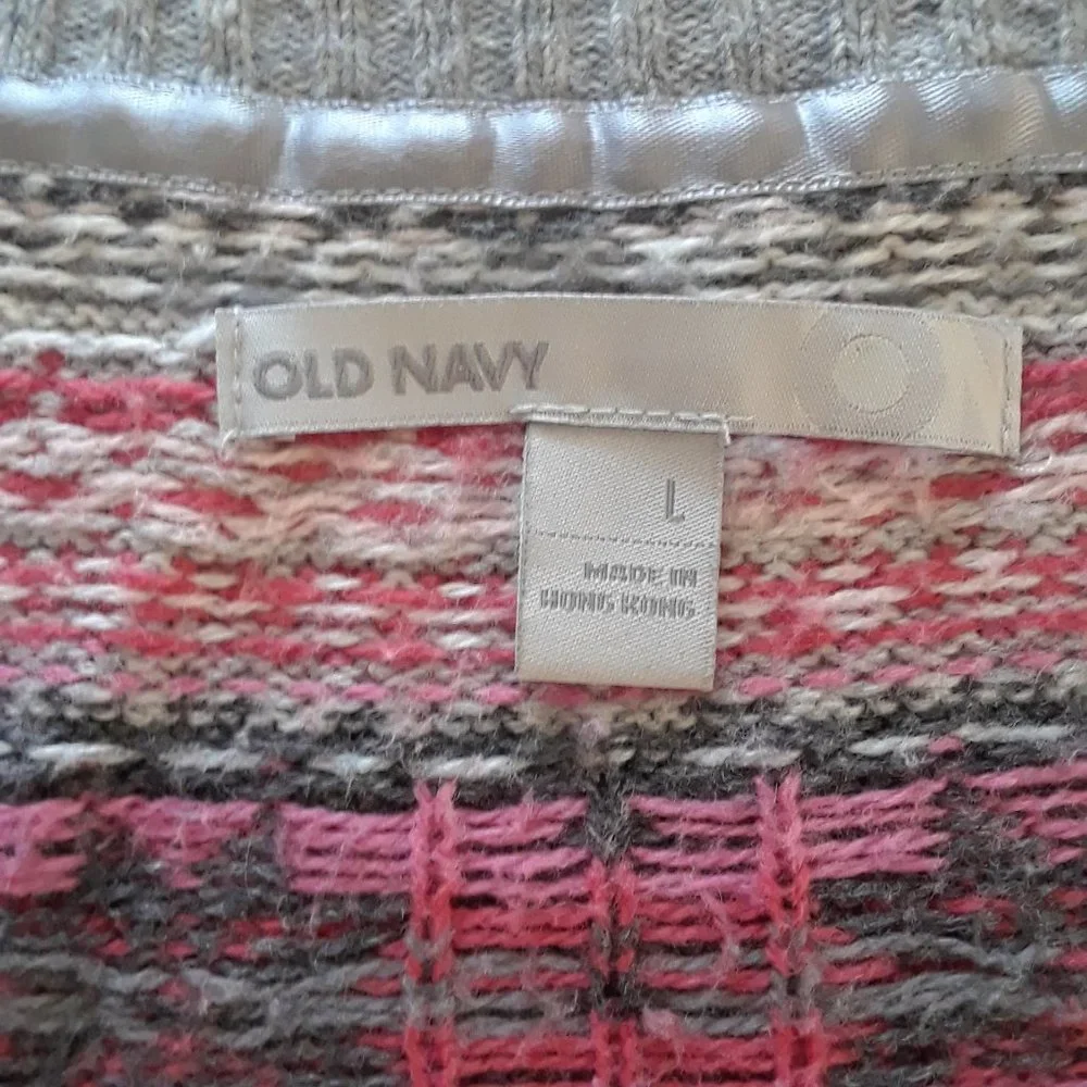 ❤️ Old Navy Winter Themed Striped Sweater 2/$15